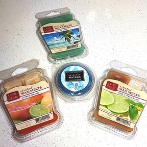 Wax Melts, Lot Of 4. Citrus Basil, Island Breeze, Cool Citrus Basil.